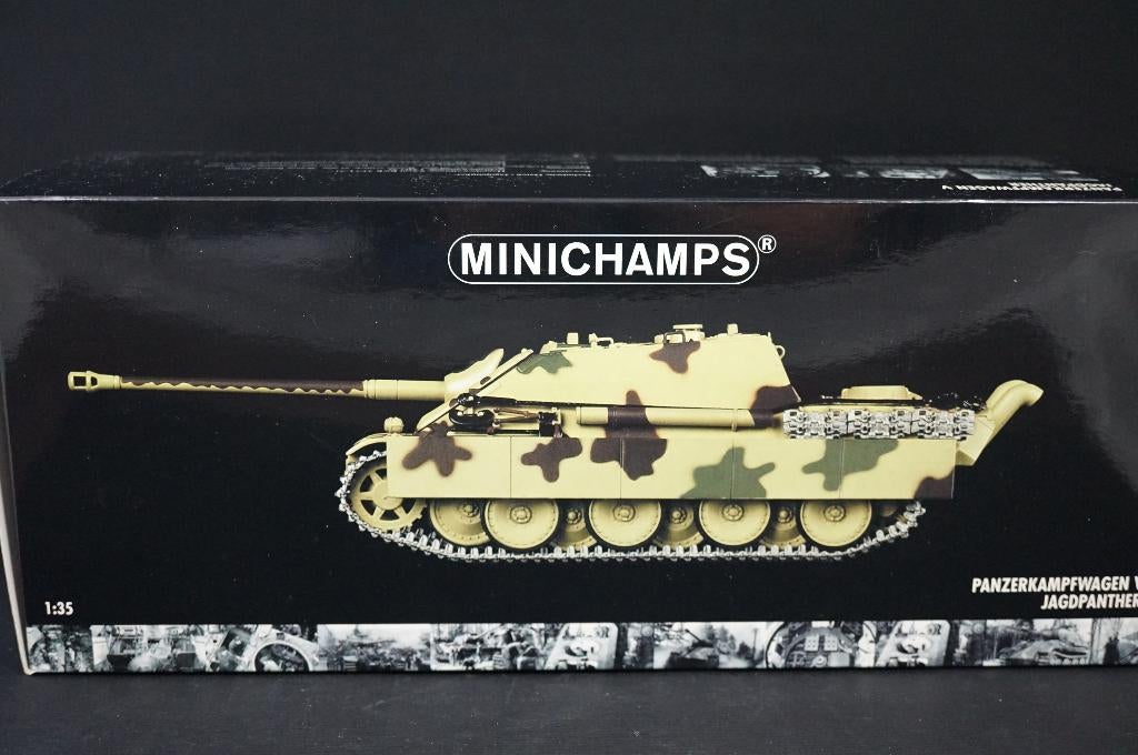 Char Jagdpanther allemand Minichamps - 1/35 - TOP, Collections, Objets militaires | Seconde Guerre mondiale, Enlèvement ou Envoi