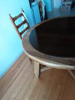 table et chaises + bureau, Maison & Meubles, Enlèvement, Ovale