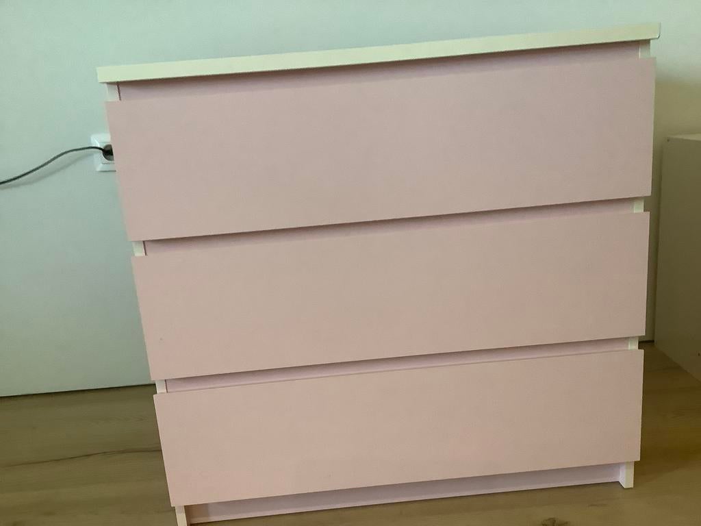 Ikea Malm ladekast roze, Enlèvement, Comme neuf