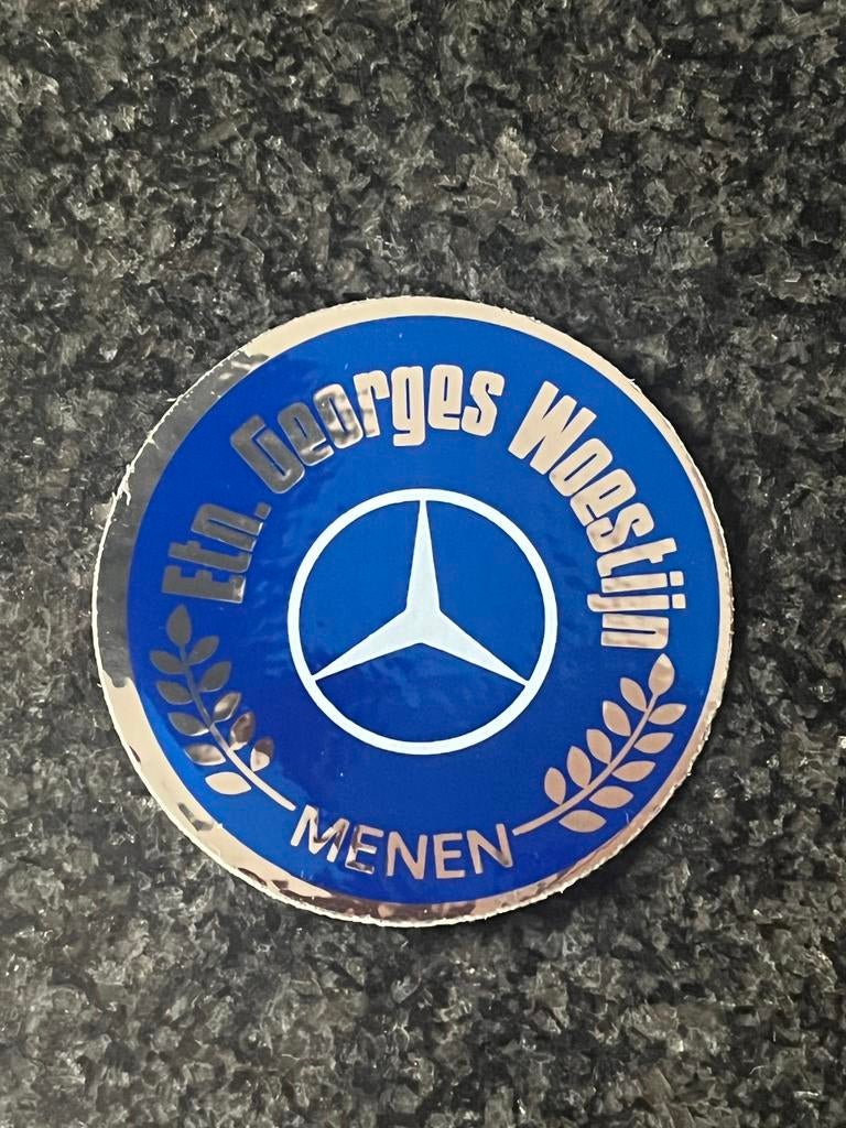 Vintage sticker van Mercedes, Auto's, Mercedes-Benz, Particulier, Ophalen