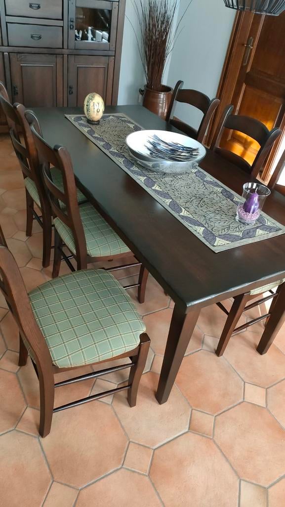 Eiken eettafel, Ophalen