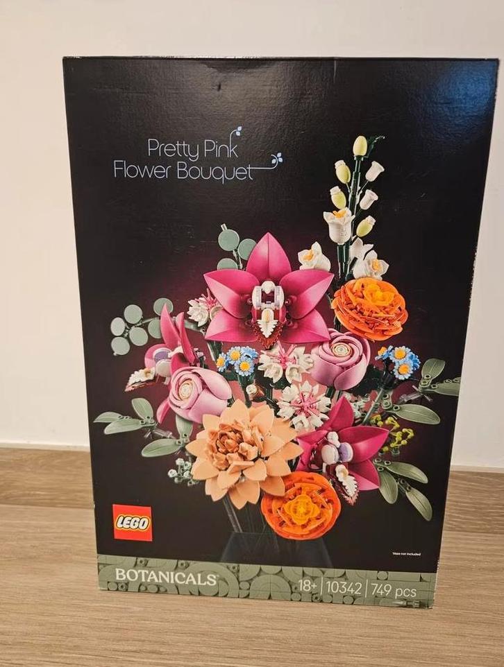LEGO 10324 - Pretty Pink Flower Bouquet (NIEUW), Enfants & Bébés, Jouets | Duplo & Lego, Neuf, Lego, Ensemble complet, Enlèvement ou Envoi