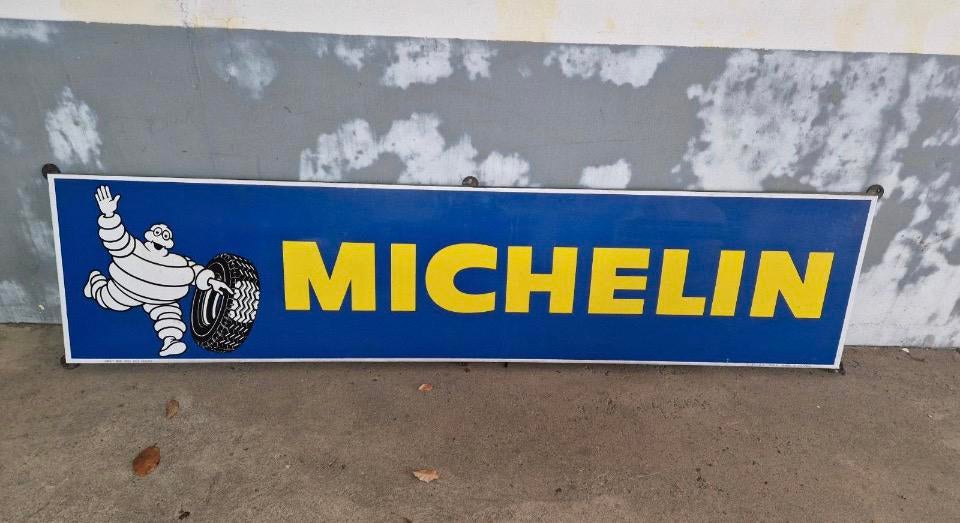 Mooi zeldzaam emaille bord Michelin, Ophalen