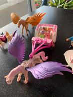 Playmobil koets, Pegasus, paarden met vleugels, koning(in), Kinderen en Baby's, Speelgoed | Playmobil, Ophalen, Zo goed als nieuw