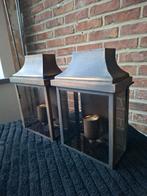 2 Wandlampen voor binnen of buiten, Huis en Inrichting, Lampen | Wandlampen, Ophalen, Zo goed als nieuw, Metaal