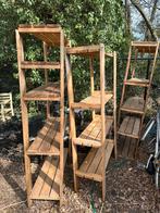 3 houten rekjes, Enlèvement, Comme neuf