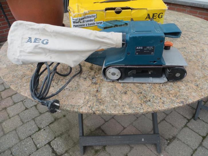 bandschuurmachine, Doe-het-zelf en Bouw, Gereedschap | Schuurmachines, Gebruikt, Bandschuurmachine, 600 tot 1200 watt, Ophalen