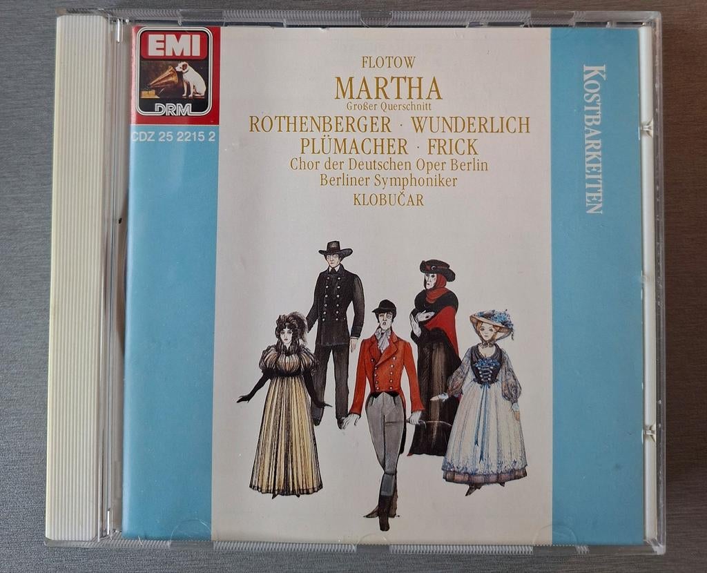Cd. Von Flotow. Martha (EMI)., Cd's en Dvd's, Cd's | Klassiek, Ophalen of Verzenden