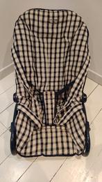 Relax CHICCO tissus carreaux marine et beige, Enfants & Bébés, Utilisé, Avec ceinture(s), Chaise rebondissante, Enlèvement