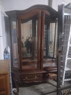 Vintage vitrinekast, Huis en Inrichting, Kasten | Vitrinekasten, Ophalen, Gebruikt, 100 tot 150 cm, Vintage