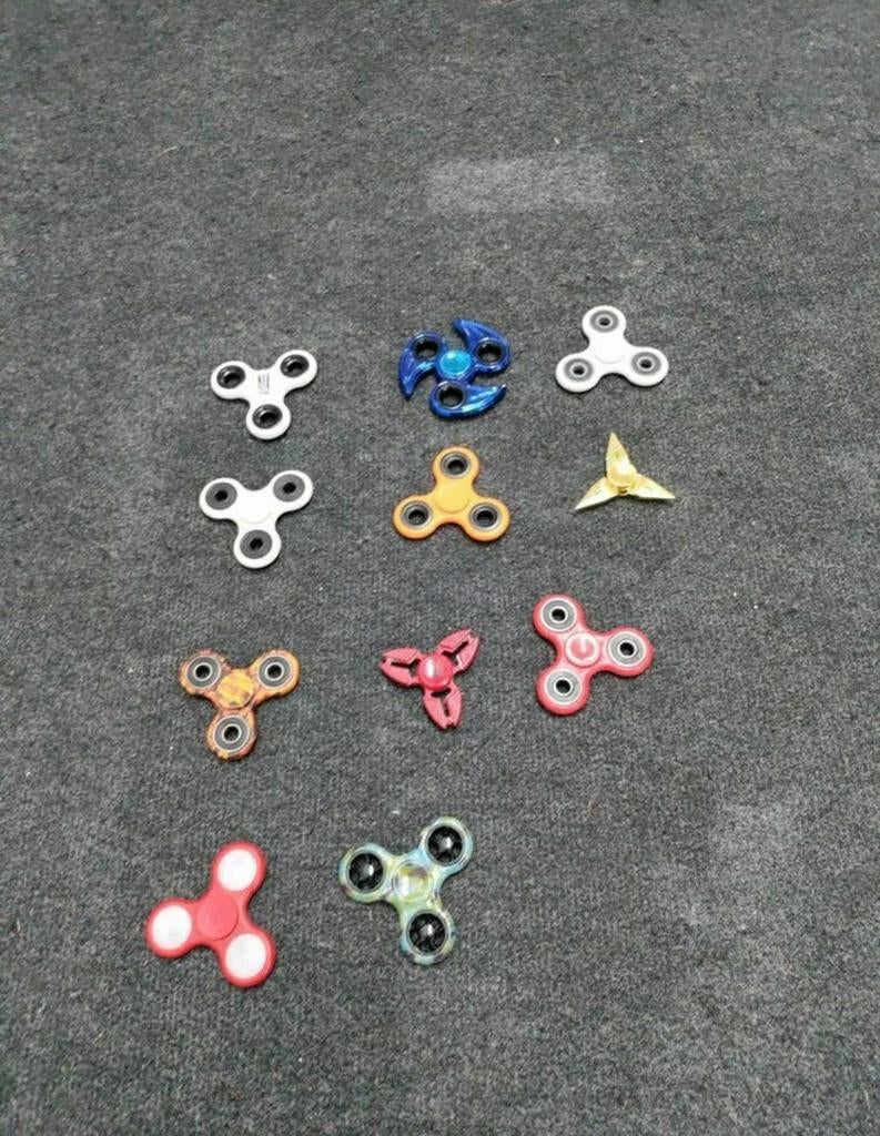 Set van 11 fidget spinners – goede staat, Verzamelen, Speelgoed, Gebruikt, Ophalen of Verzenden