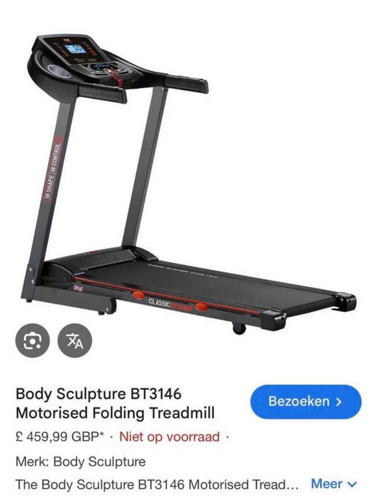 Loopband, Ophalen, Zo goed als nieuw