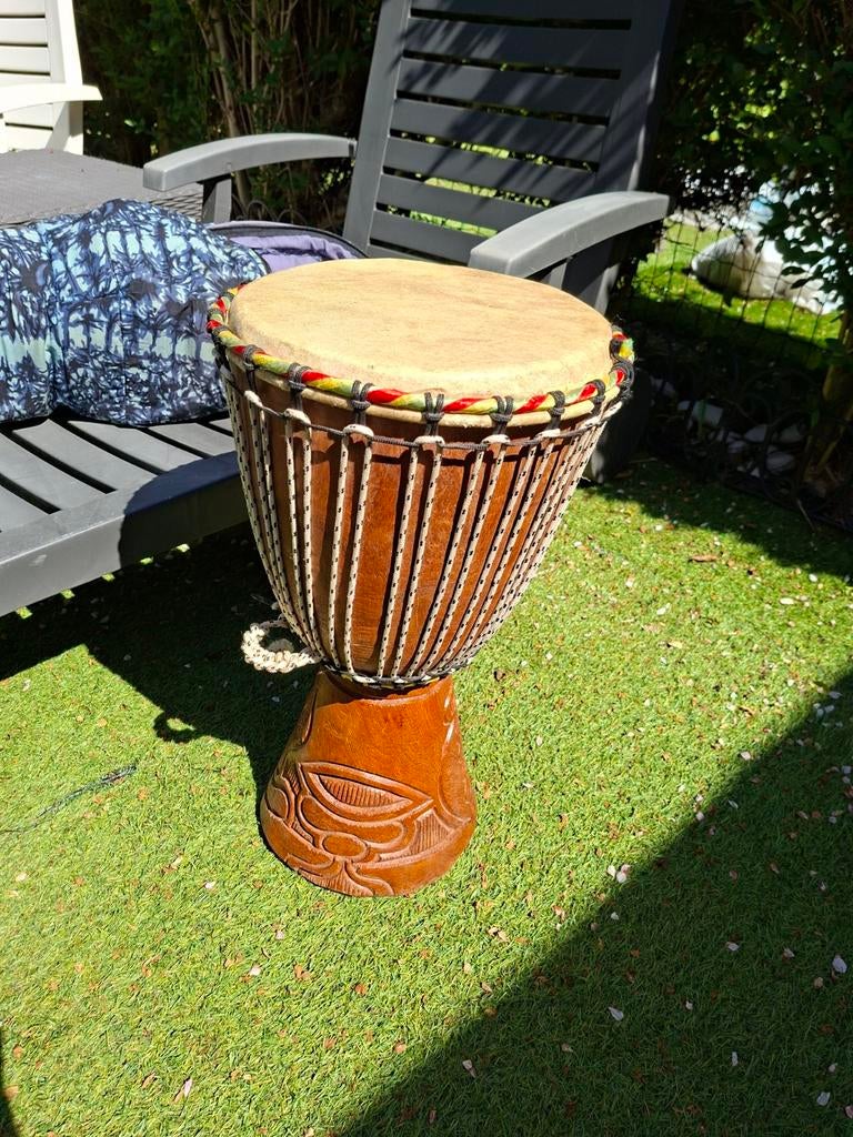 Djembe avec housse, Muziek en Instrumenten, Percussie, Ophalen