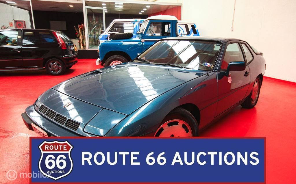 Porsche 924 Turbo | 1980 | Route 66 Auctions, Auto's, Zwart, Bedrijf, Overige carrosserie, Porsche