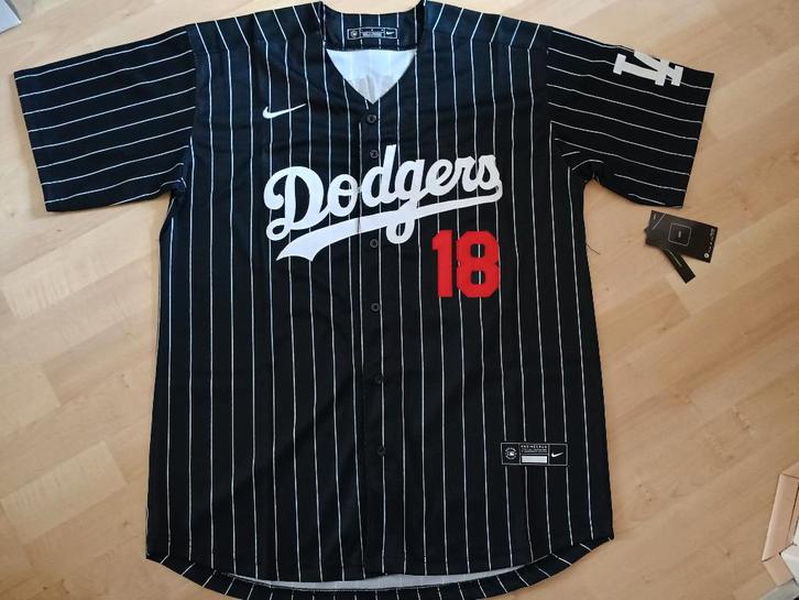 Los Angeles Dodgers Jersey Yamamoto maat: L, Sport en Fitness, Honkbal en Softbal, Nieuw, Kleding, Honkbal, Ophalen of Verzenden
