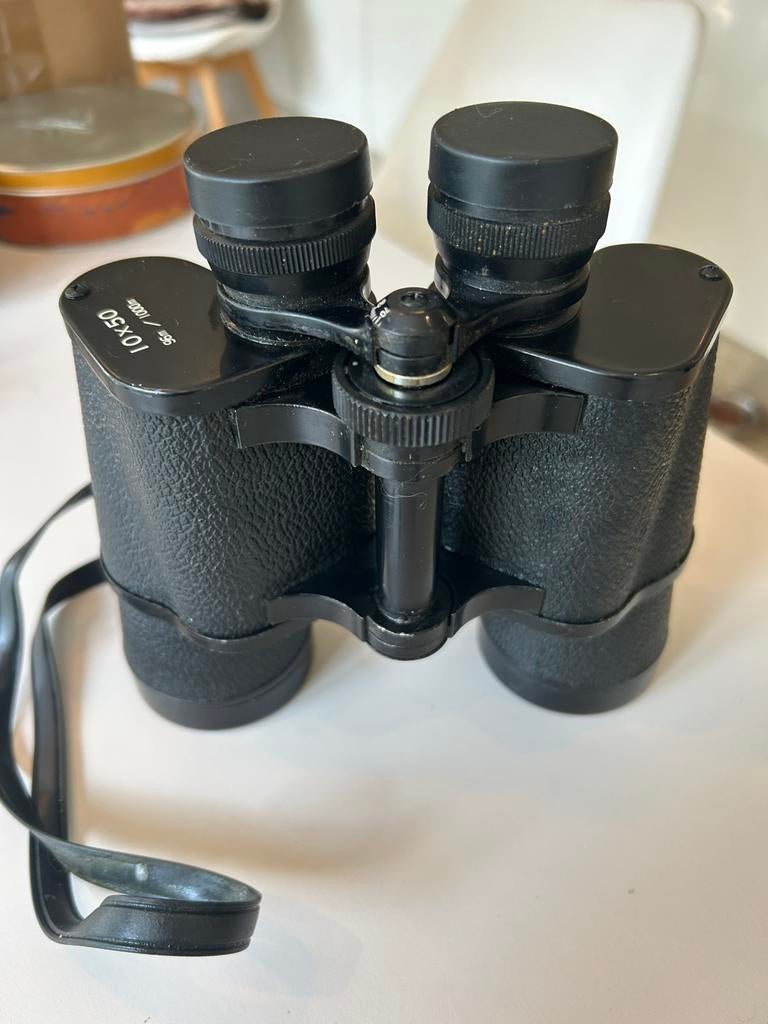 Grote verrekijker IO x 50, Ophalen of Verzenden, Gebruikt, 20x of meer, Met hoes of tas