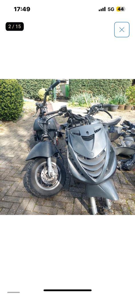 kappote brommers gezocht, Fietsen en Brommers, Scooters | Piaggio, Zo goed als nieuw, Zip, Ophalen