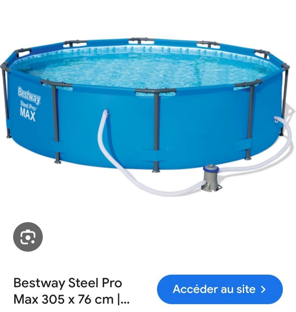 Piscine 305cm de diamètre parfait état, Jardin & Terrasse, Piscines, Enlèvement