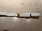 Verstelbare stoffen riem 110 cm, Comme neuf, Enlèvement, 105 à 115 cm, Blanc