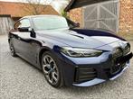 BMW i4M50, Auto's, 4 deurs, Blauw, Leder, Elektrisch