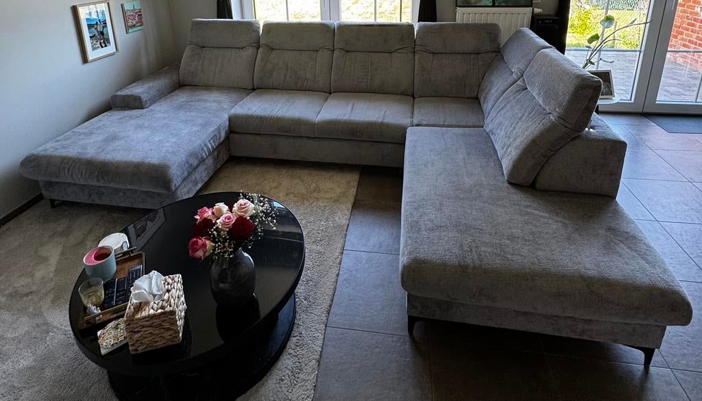 Canapé convertible 8 places, Maison & Meubles, Canapés | Salons, 150 cm ou plus, Tissus, Quatre personnes ou plus, Comme neuf