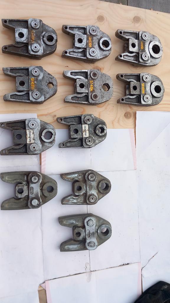 Mâchoires de presse Rems Comap Henco, Bricolage & Construction, Outillage | Pièces de machine & Accessoires, Utilisé, Enlèvement ou Envoi