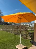 D330CM Shell Turn Parasol - Geel, Tuin en Terras, Ophalen, Kantelbaar
