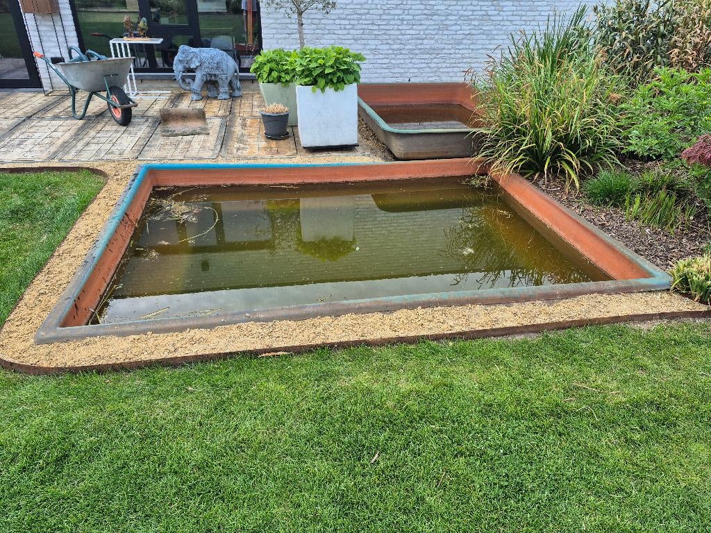 Vijver Polyester, Tuin en Terras, Ophalen, Gebruikt