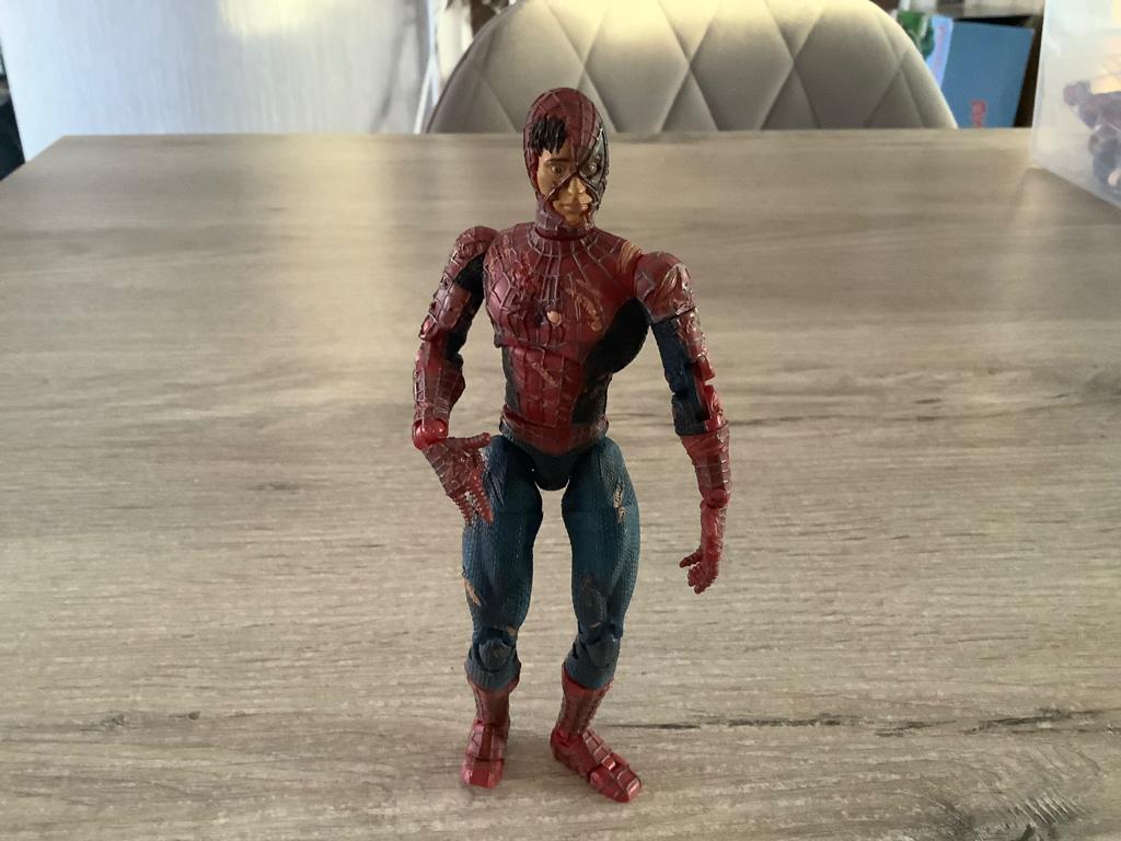 Marvel Spider-Man character (15 cm), Ophalen of Verzenden, Zo goed als nieuw, Film, Actiefiguur of Pop