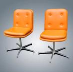 Vintage fauteuils, draaistoelen Vinco France jaren 70, Ophalen