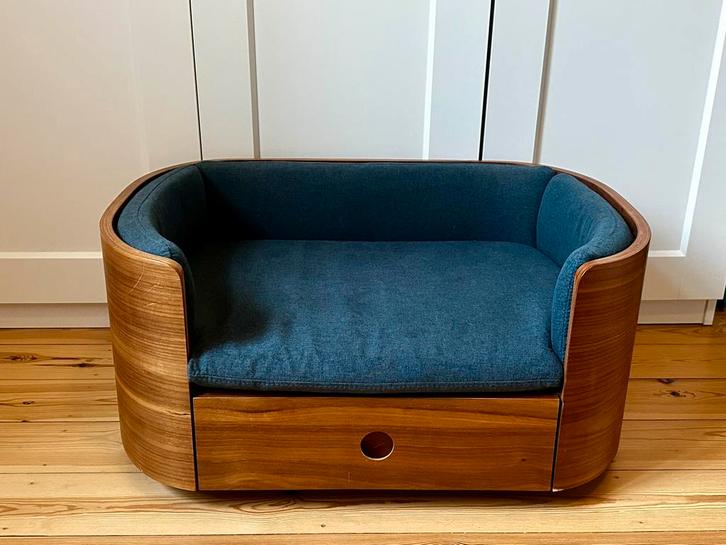 Superbe panier en bois, Animaux & Accessoires, Paniers pour chiens, Comme neuf, Autre, Enlèvement