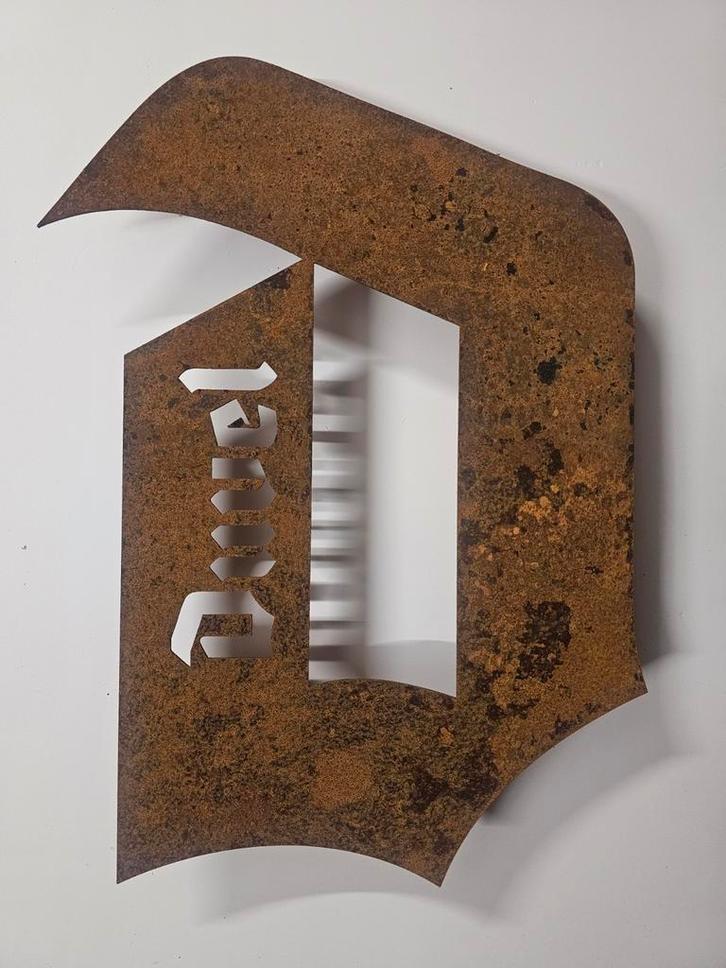 Panneau d'affichage Duvel en acier corten, Musique & Instruments, Instruments | Pièces, Enlèvement ou Envoi