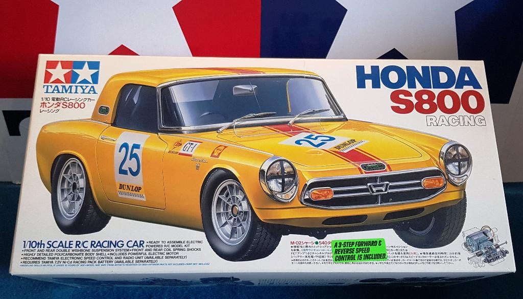 Tamiya Honda S800 Racing #58175 d'époque de 1996, neuve, Neuf, Échelle 1:10, Voiture on road, Électro