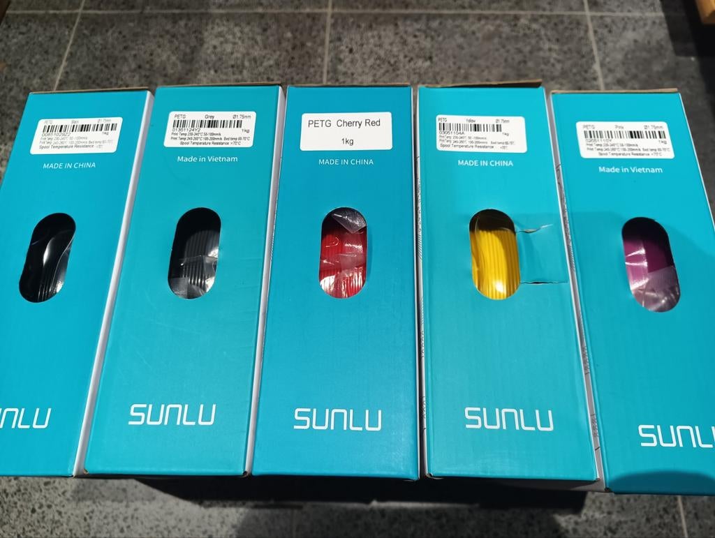 Sunlu PETG Filament, Informatique & Logiciels, 3D Fournitures d'imprimante, Enlèvement ou Envoi