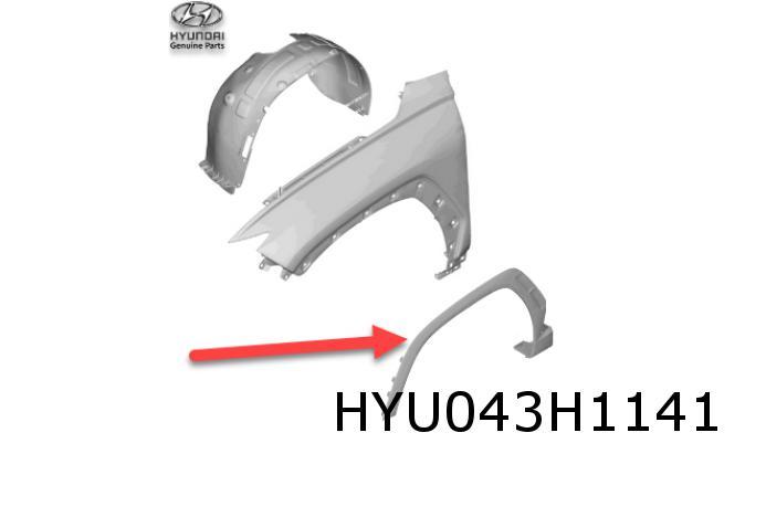 Moulure de panneau lat ral gauche pour garde-boue Hyundai Tu, Neuf, Info@fabrikant.eu, Fabrikant BV, Hyundai