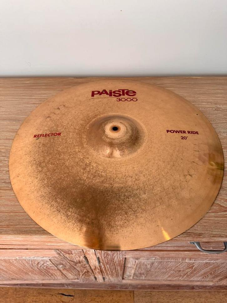 Paiste 3000 Reflector Power Ride 20” – krachtige pro ride, Muziek en Instrumenten, Drumstellen en Slagwerk, Gebruikt, Ophalen