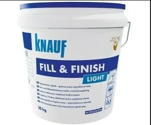 Knauf Fill & Finish Light, 20 kg, Ophalen, Wit, Verf, 20 liter of meer