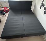 Lit sommier tapissier 160x200cm, Intemporel, Enlèvement, Utilisé, 200 cm