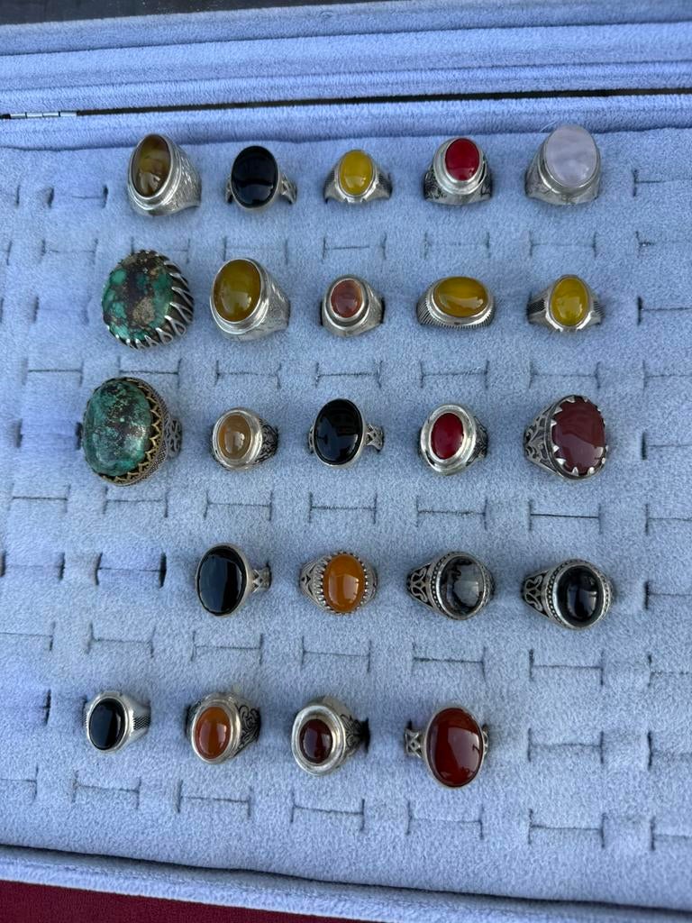 Bagues argent 925, Bijoux, Sacs & Beauté, Bagues, Enlèvement ou Envoi, Comme neuf, Blanc, Homme