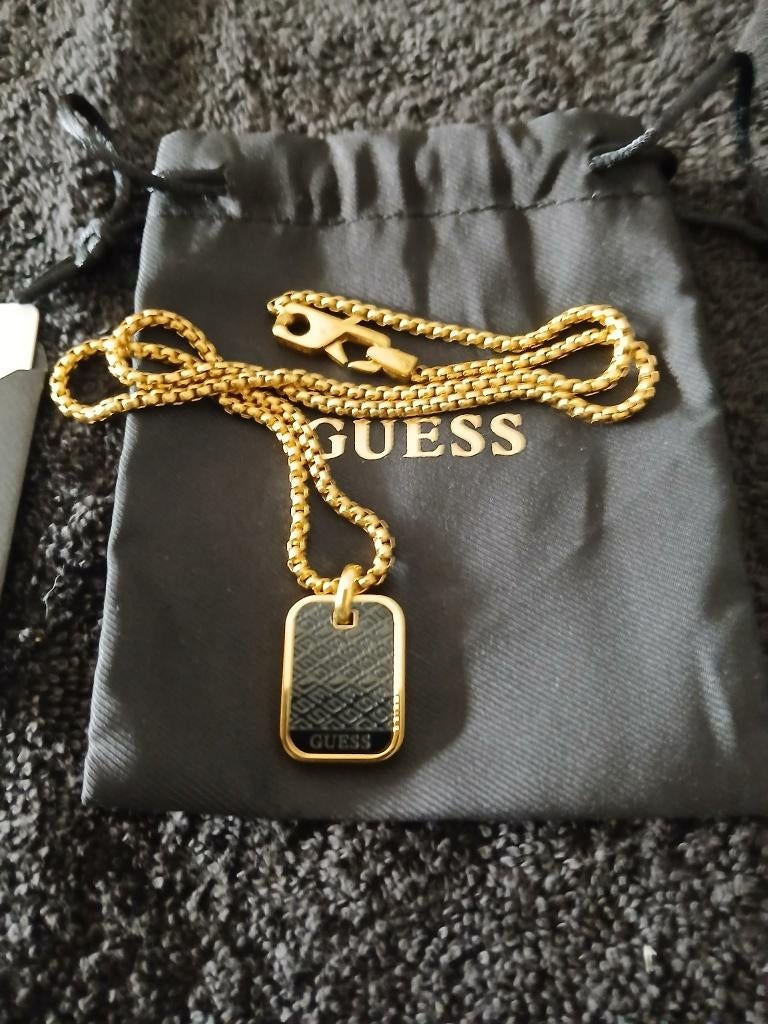 GUESS halsketting, Bijoux, Sacs & Beauté, Colliers, Neuf, Avec pendentif, Or, Or