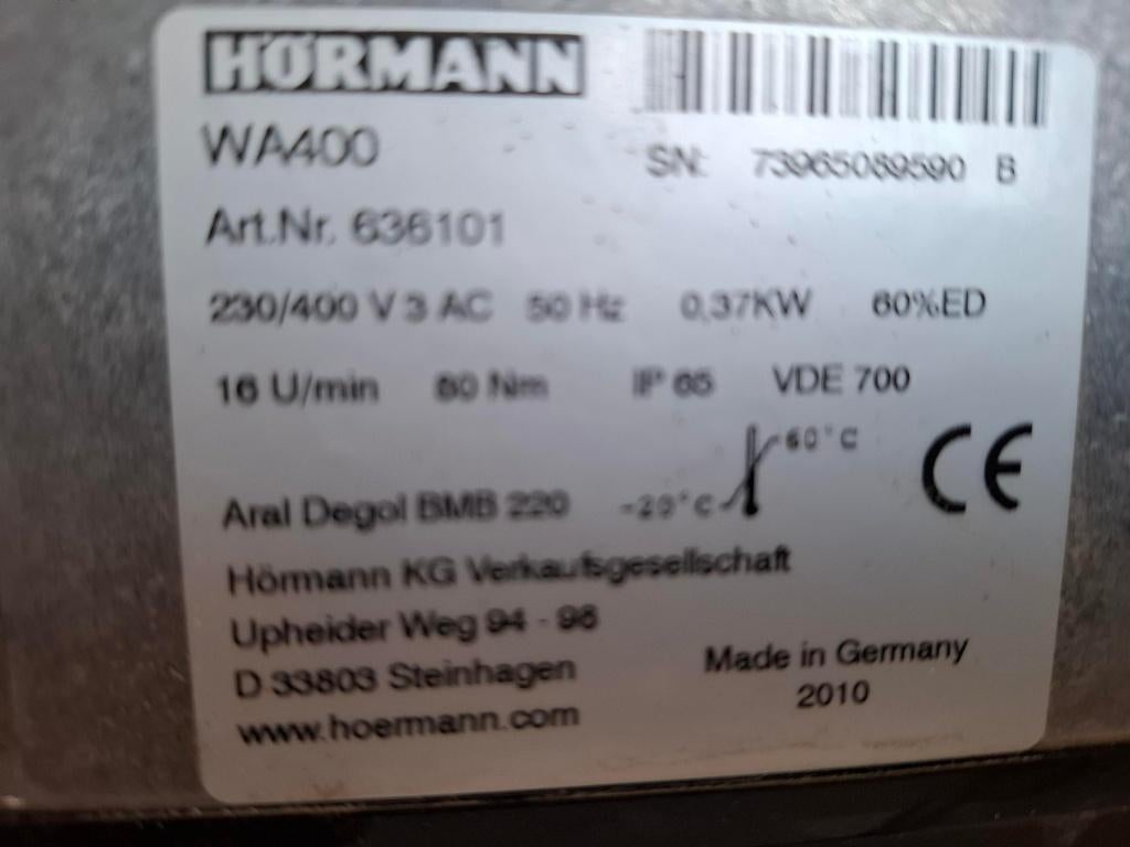 Motor poort, Bricolage & Construction, Moteurs, Enlèvement, Utilisé, Autres types