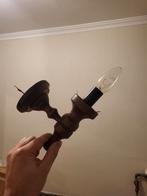 Houten wandlampen, Huis en Inrichting, Lampen | Wandlampen, Ophalen, Gebruikt, Hout