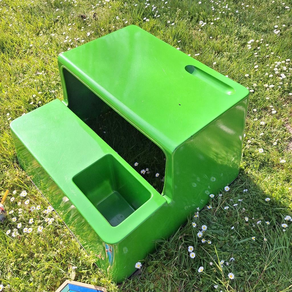 frans design Ozoo kinderbureau space age minimalistisch, Verzenden, Gebruikt, Tafel(s) en Stoel(en)