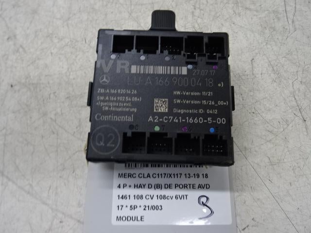 UNITE ELECTRONIQUE Mercedes-Benz CLA (117.3) (A1669000418), Autos : Pièces & Accessoires, Utilisé, Mercedes-Benz
