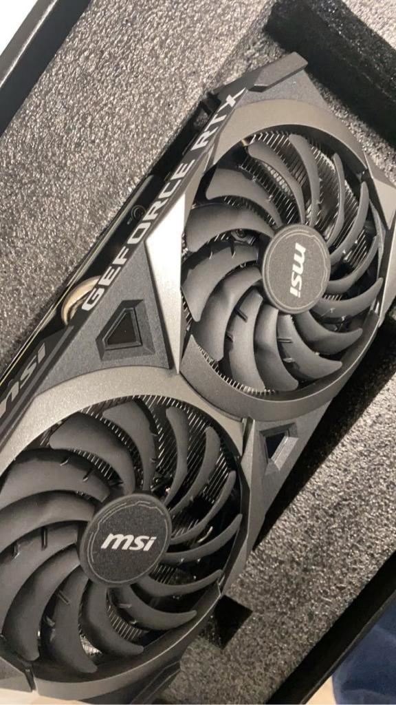 RTX 3060TI MSI VENTUS 2x OC, Informatique & Logiciels, Cartes vidéo, Comme neuf, Nvidia, Enlèvement ou Envoi