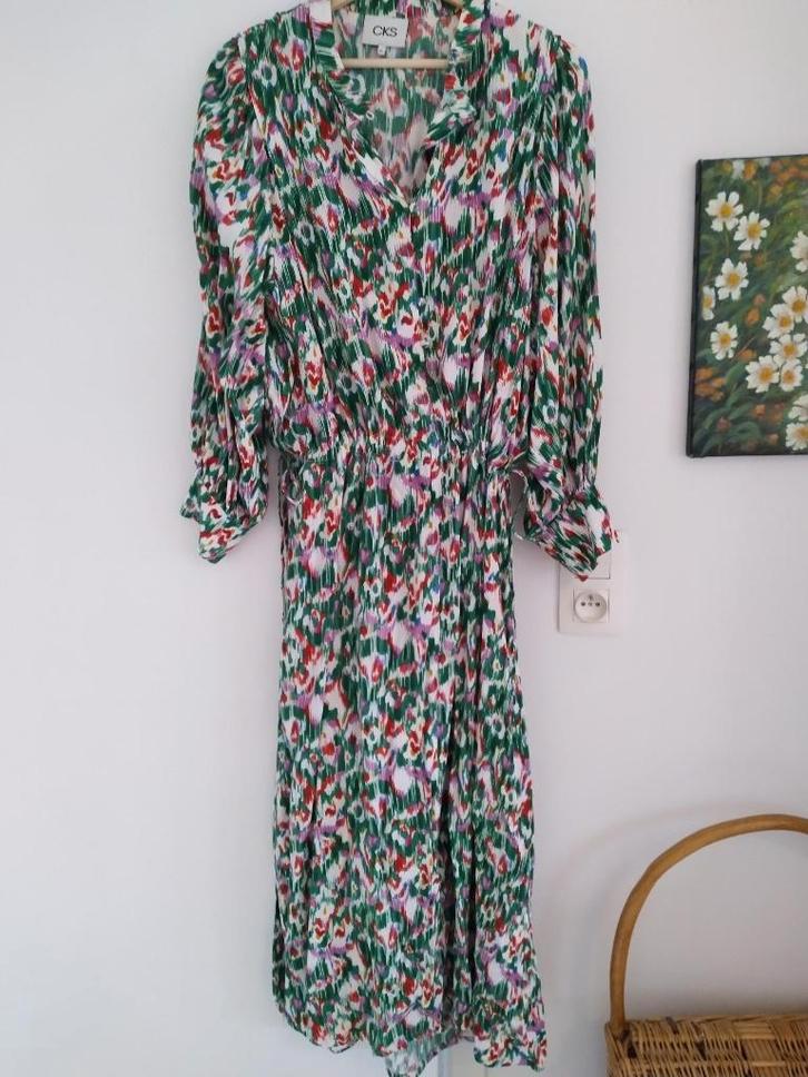 jurk CKS - maat XL - als nieuw, Kleding | Dames, Jurken, Zo goed als nieuw, Maat 46/48 (XL) of groter, Overige kleuren, Onder de knie