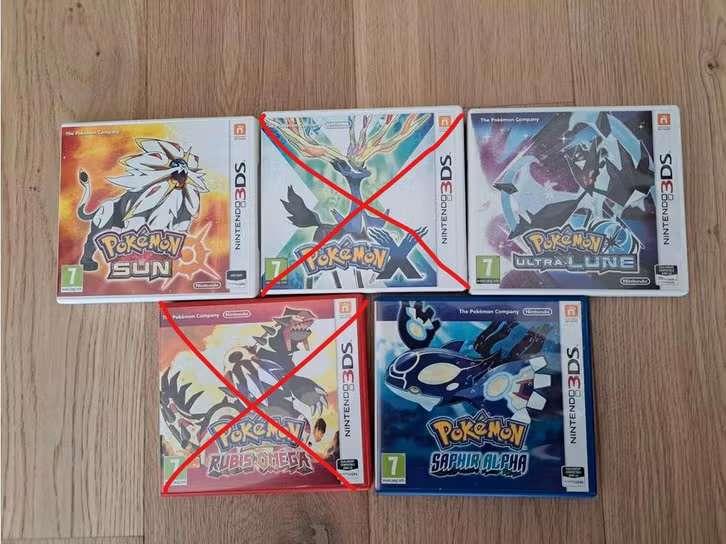 Jeux Pokémon 3DS, Enlèvement ou Envoi, Comme neuf, Jeu de rôle (Role Playing Game)