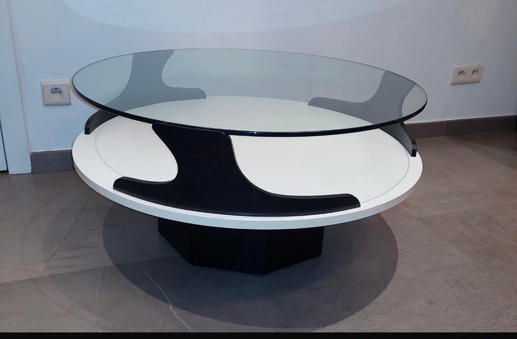 Vintage salontafel Sage Age UFO jaren 70, Ophalen, Zo goed als nieuw