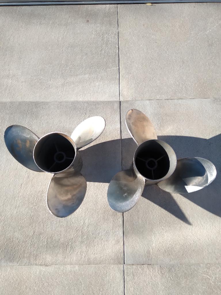 Mercury Mirage 25P paar propellers., Ophalen of Verzenden, Gebruikt, Motorboot