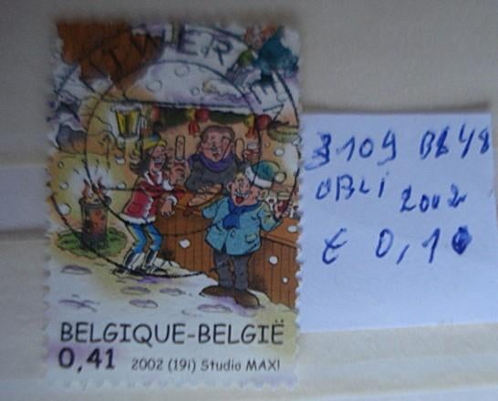 Belgique 3109 (O) BL48, Envoi, Affranchi, Oblitéré